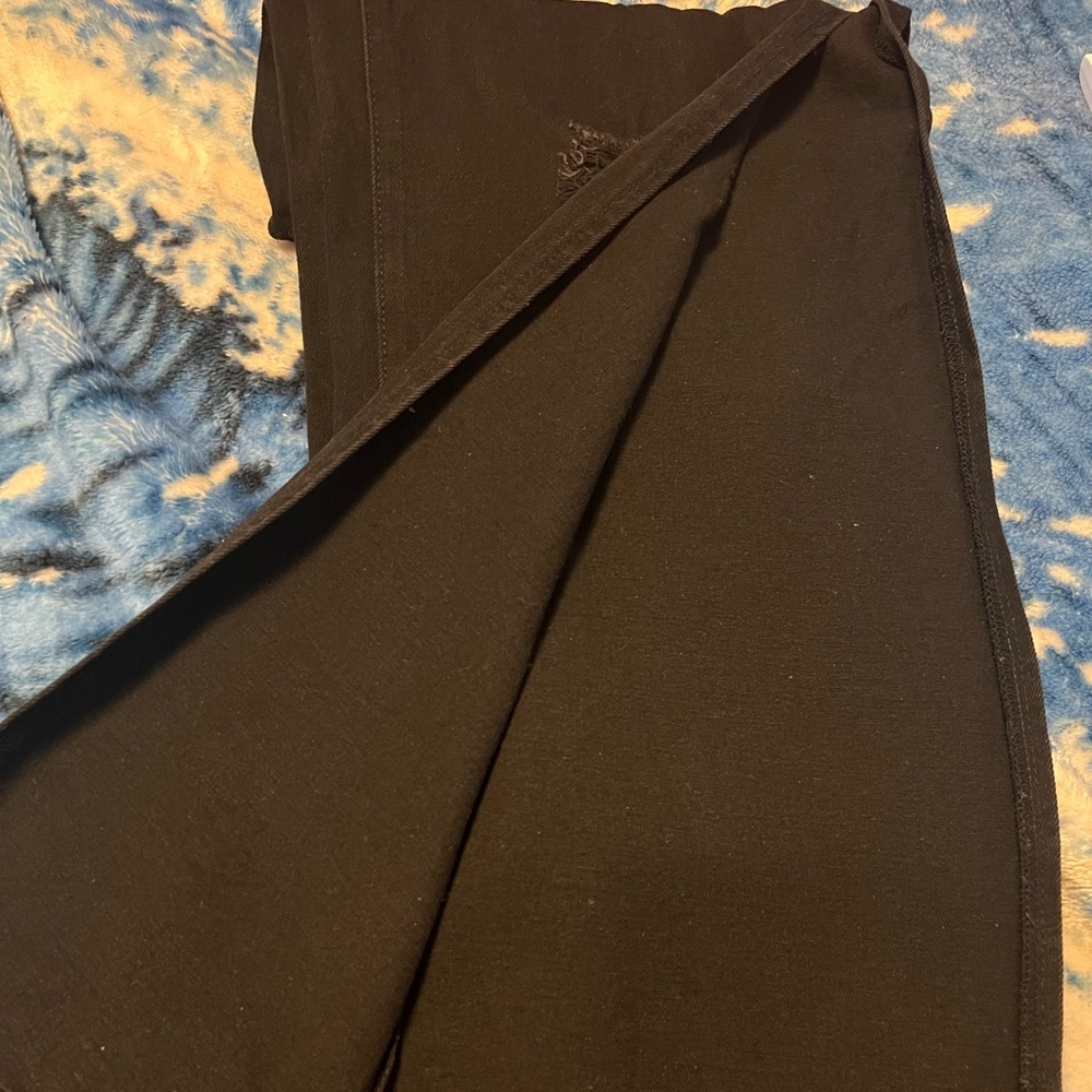 Jean with a split on the side of leg